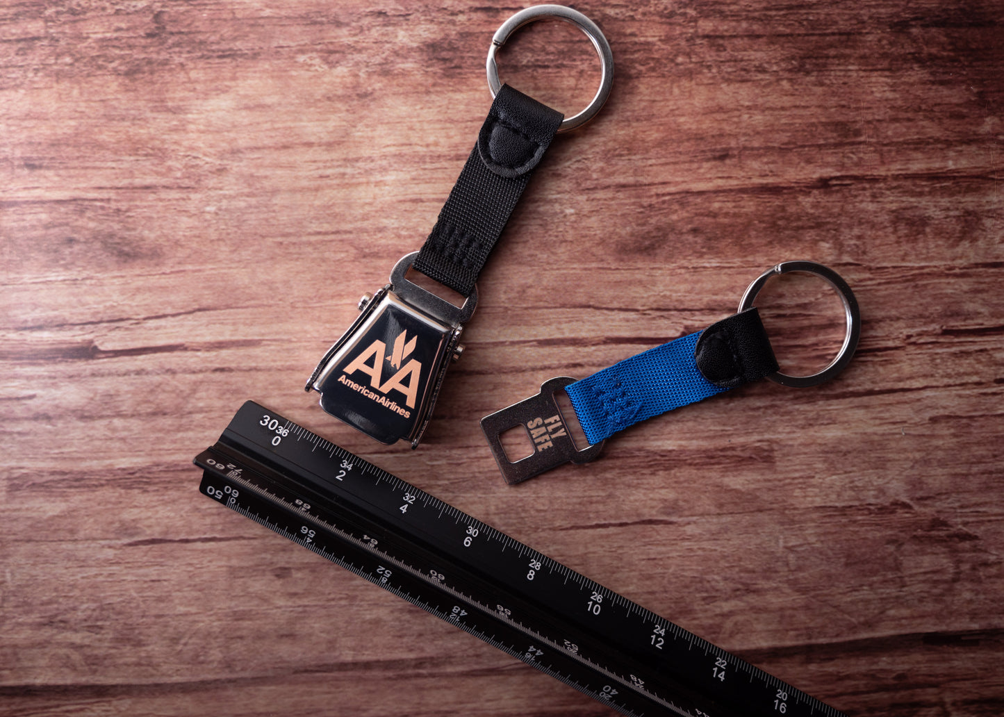 Airline Seatbelt Keyring - Can be personalised