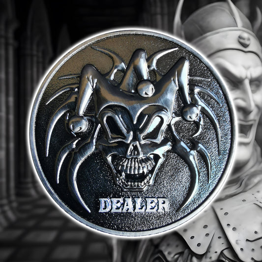 Twisted Joker - Limited Edition Dealer Button / Card Guard